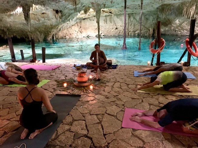 mudra retreats yoga in cenote