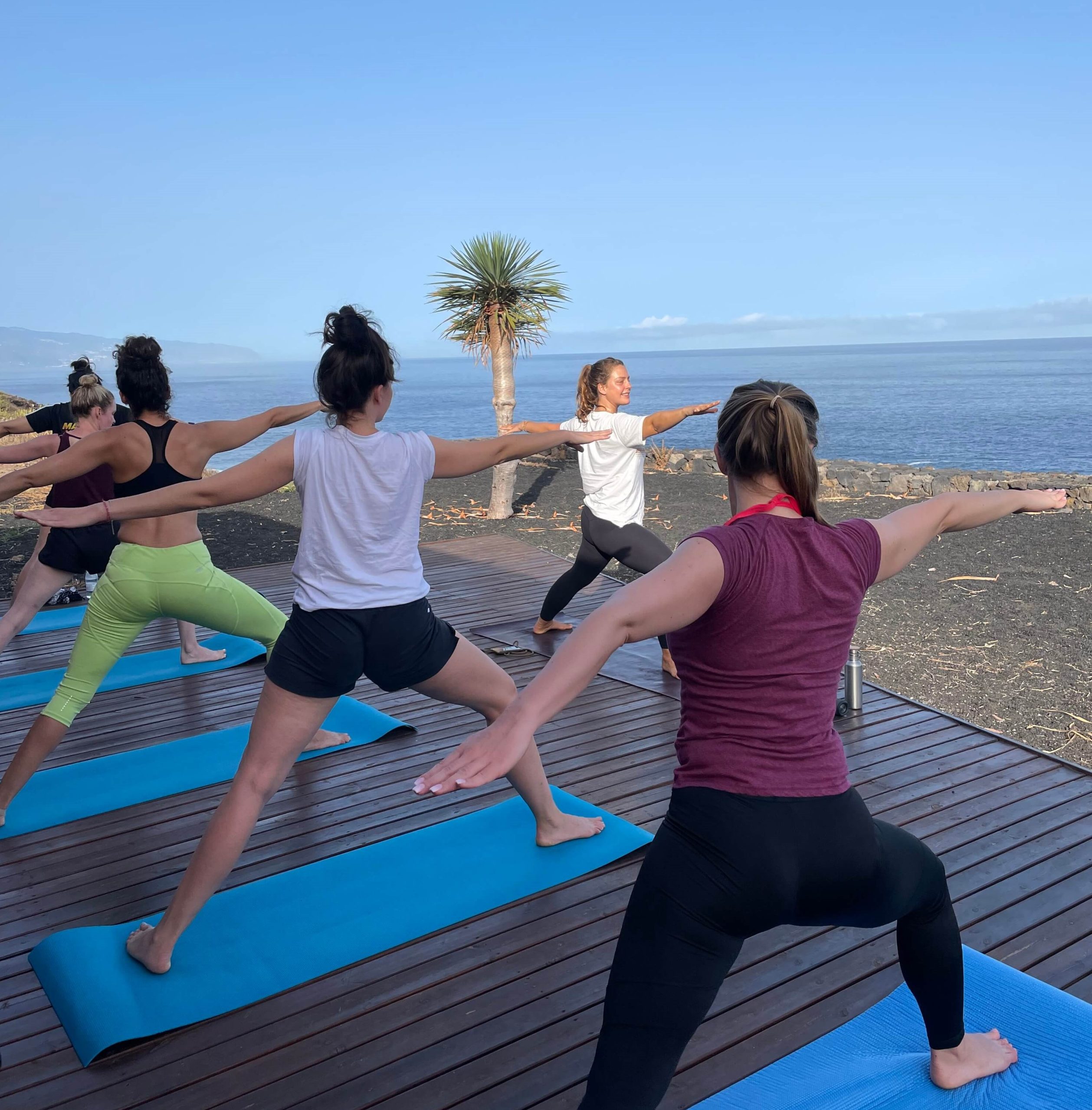 Yoga at El Sauzal tenerife canary islands wanderlust yoga