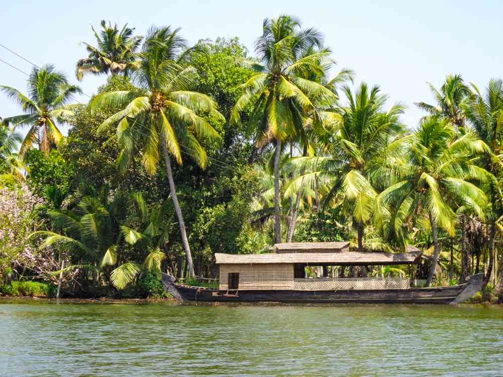 Cruising the backwaters in Kerala