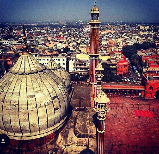 Views over Delhi from Jama Masjid