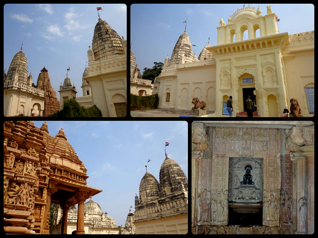 jain temples in khajuraho collage