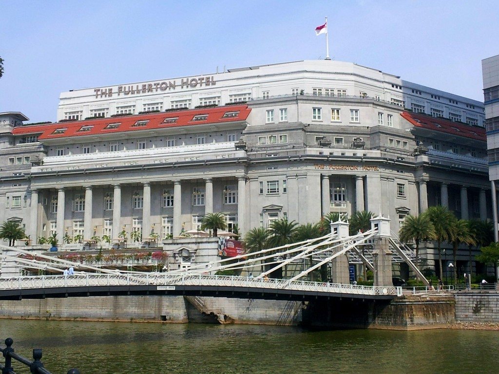 The Fullerton Hotel - Colonial architecture from Singapore's history as part of the British Empire