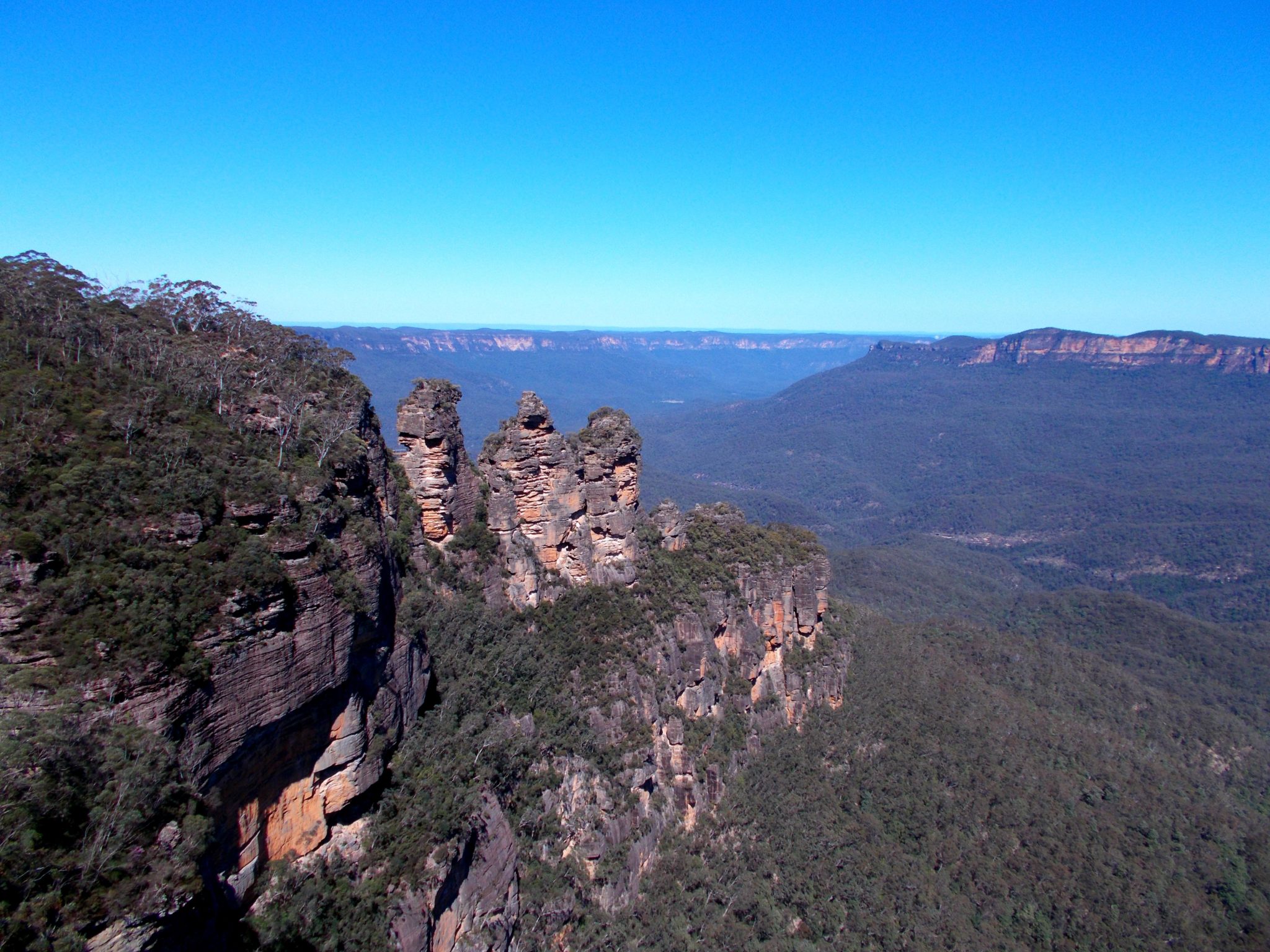 Easier than Giant Steps, but there are still a few steep steps to climb  coming up the Furber Steps – Katoomba, Blue Mountains