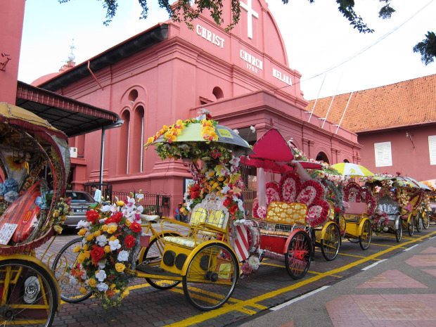 trishaws in malacca, melaka, Malaysia