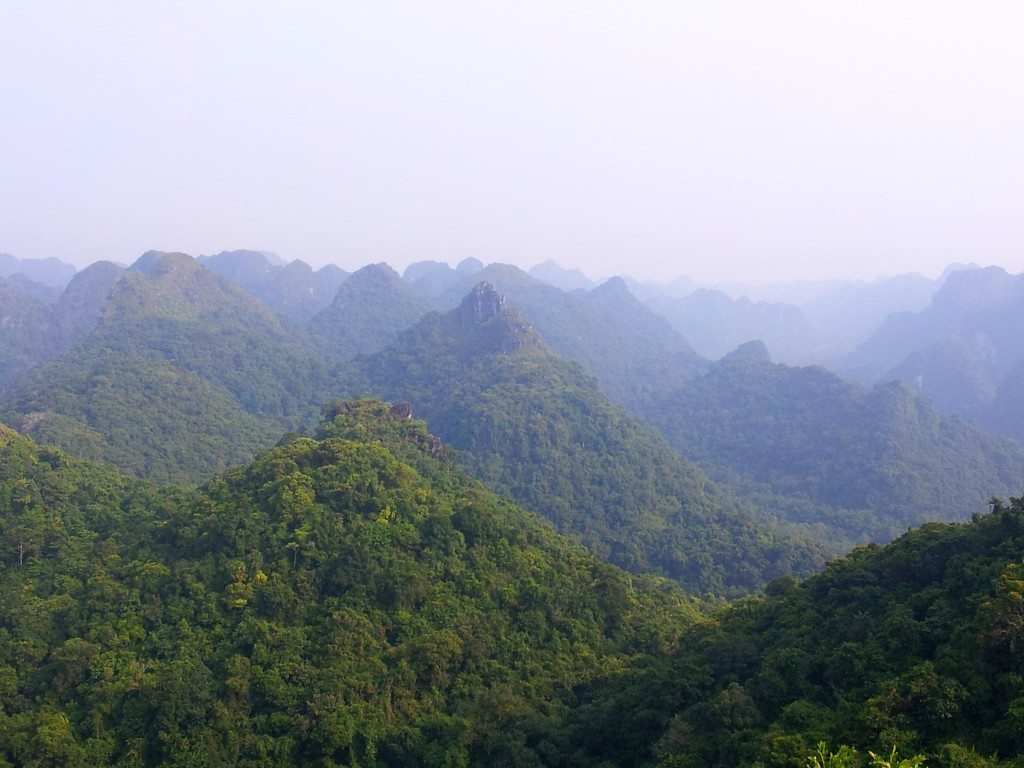 cat ba island national park trekking views