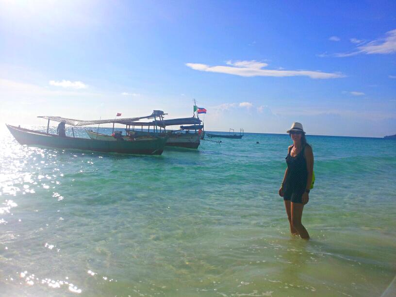 boats at koh rong island