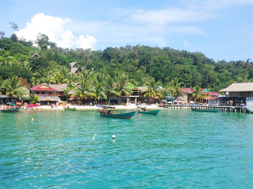 Koh rong island pier 