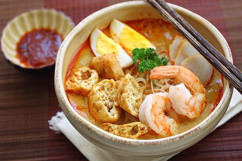 curry laksa penang food 