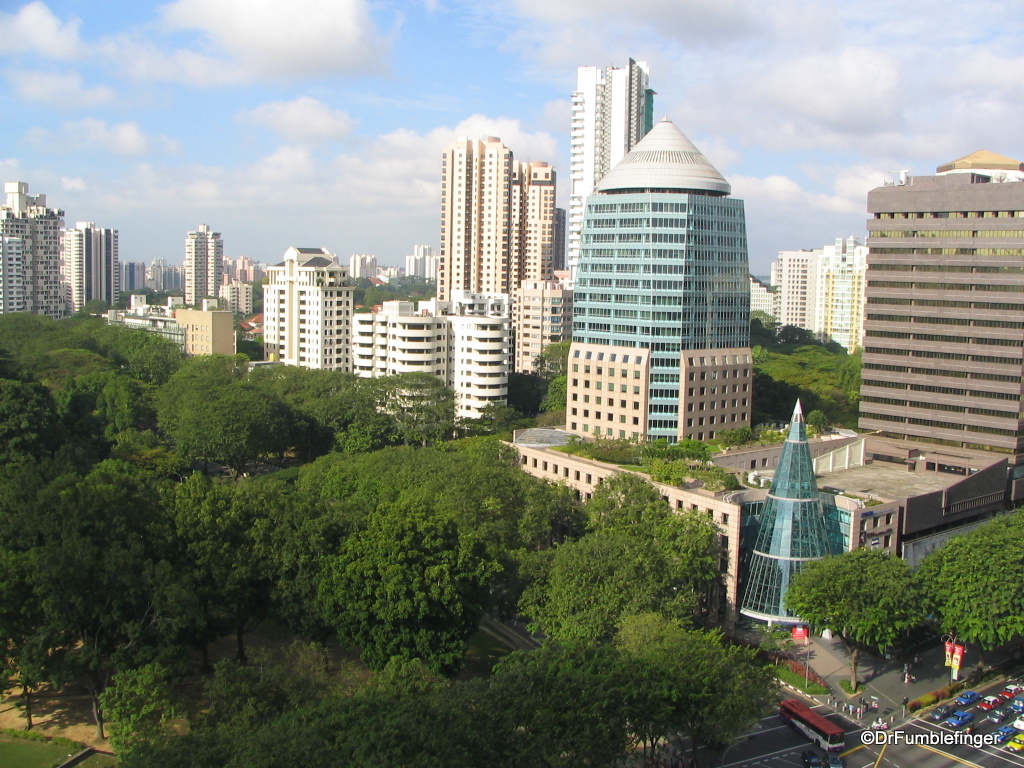 Downtown Singapore at dawn