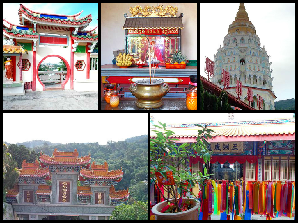 The sprawling Kek Lok Si temple, Penang