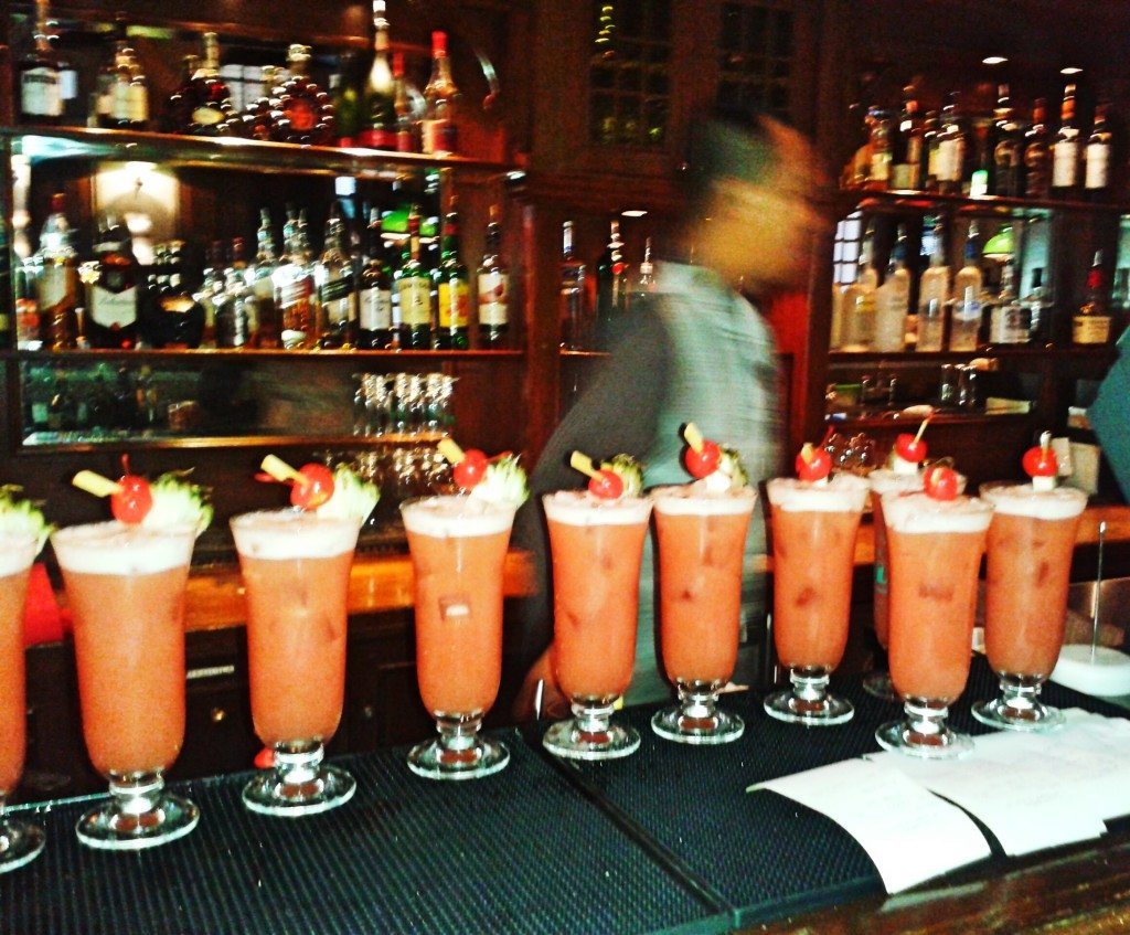 singapore slings at raffles hotel
