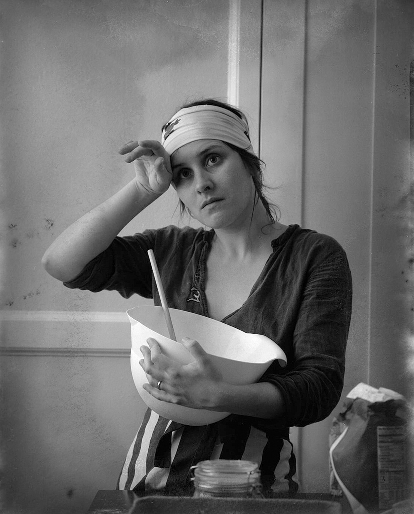 stressed cook