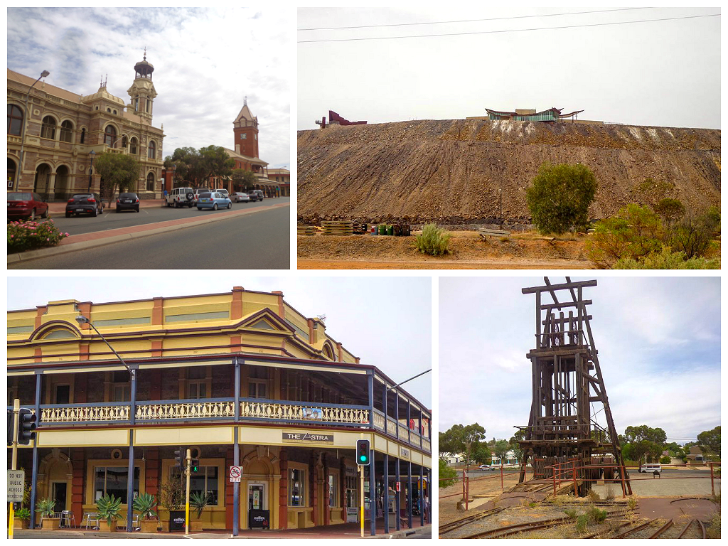 broken hill outback NSW collage
