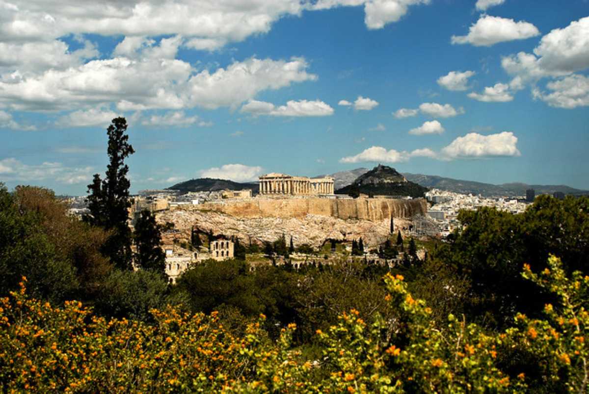 GENERAL VIEW OF THE ACROPOLIS, ATHENS, GRΕECE