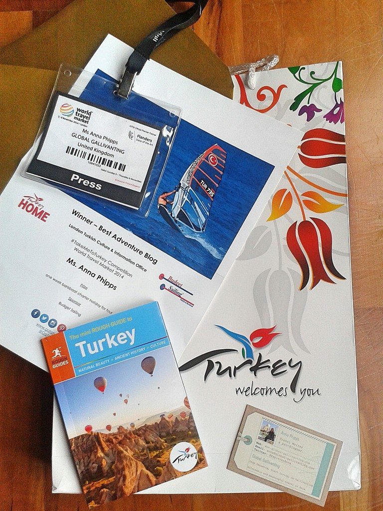 global gallivanting WTM14 prize takemetoturkey