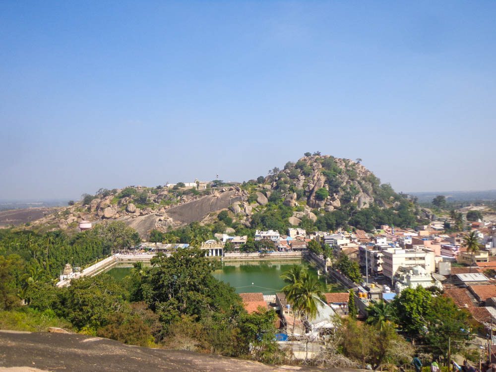 view from shravanabelagola