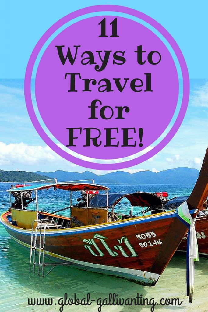 11 Ways to Travel for FREE!