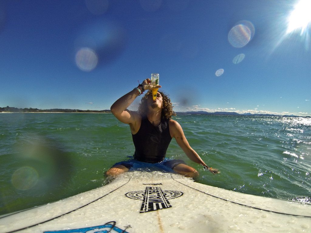 Chris is too busy having an epic time to be homesick!