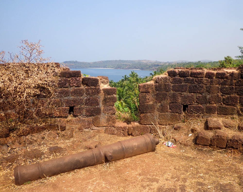 The view from the Cabo de Rama Fort, South Goa