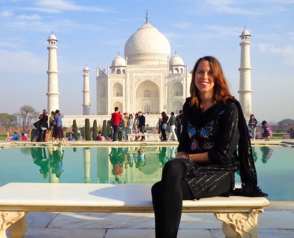Me at the Taj Mahal on my first visit in Feb 2013 