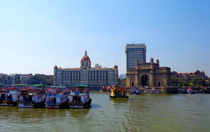 View of Mumbai's iconic Gateway of India