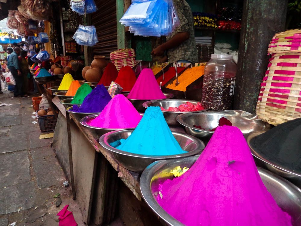 Colour is everywhere, even in the markets