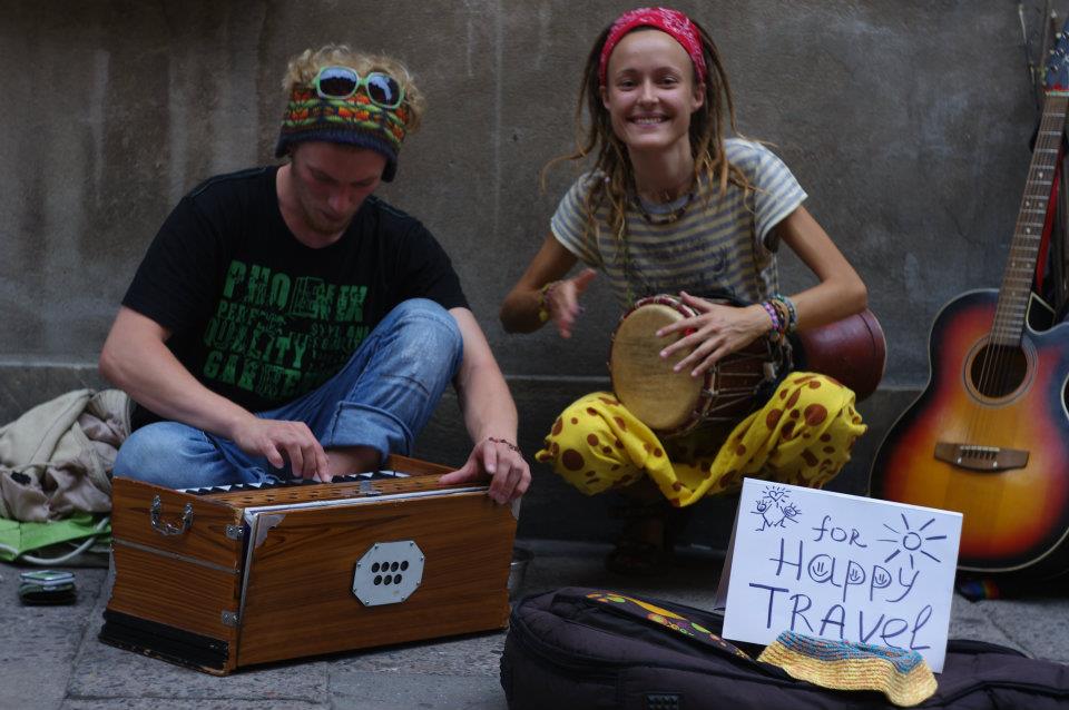 busking in europe
