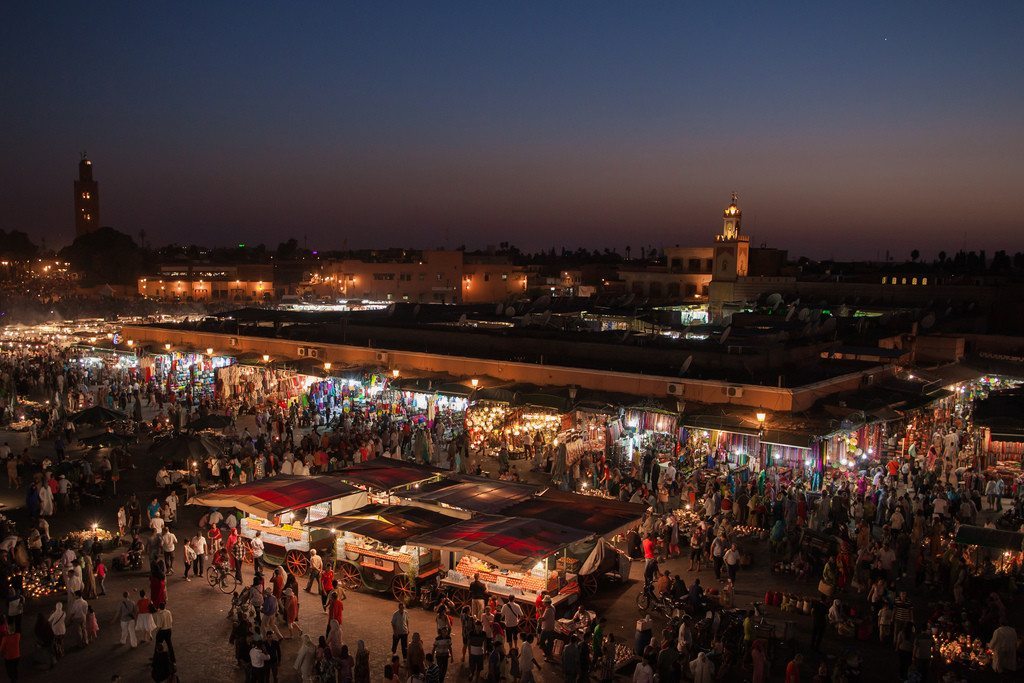 Marrakesh in Morocco. 