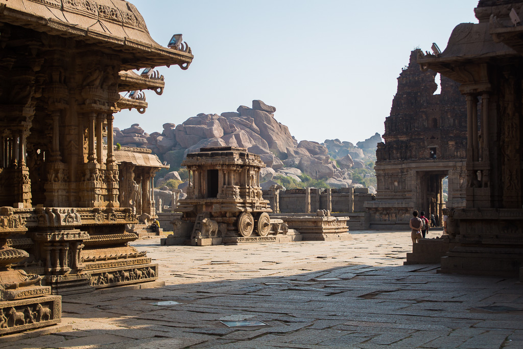 Temples at Hampi - a popular backpacker destination in India