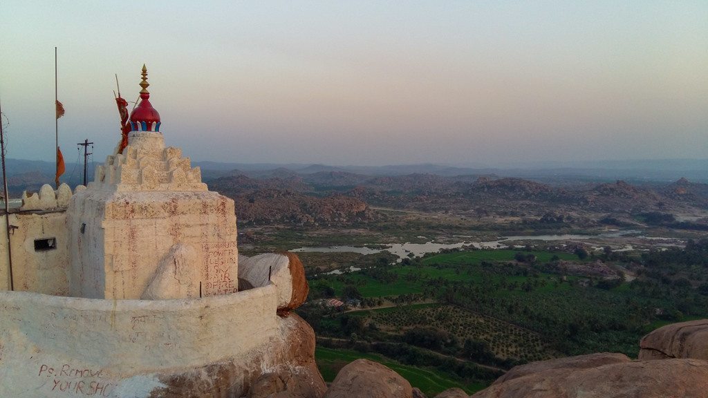 hampi sunset temple (1 of 1)
