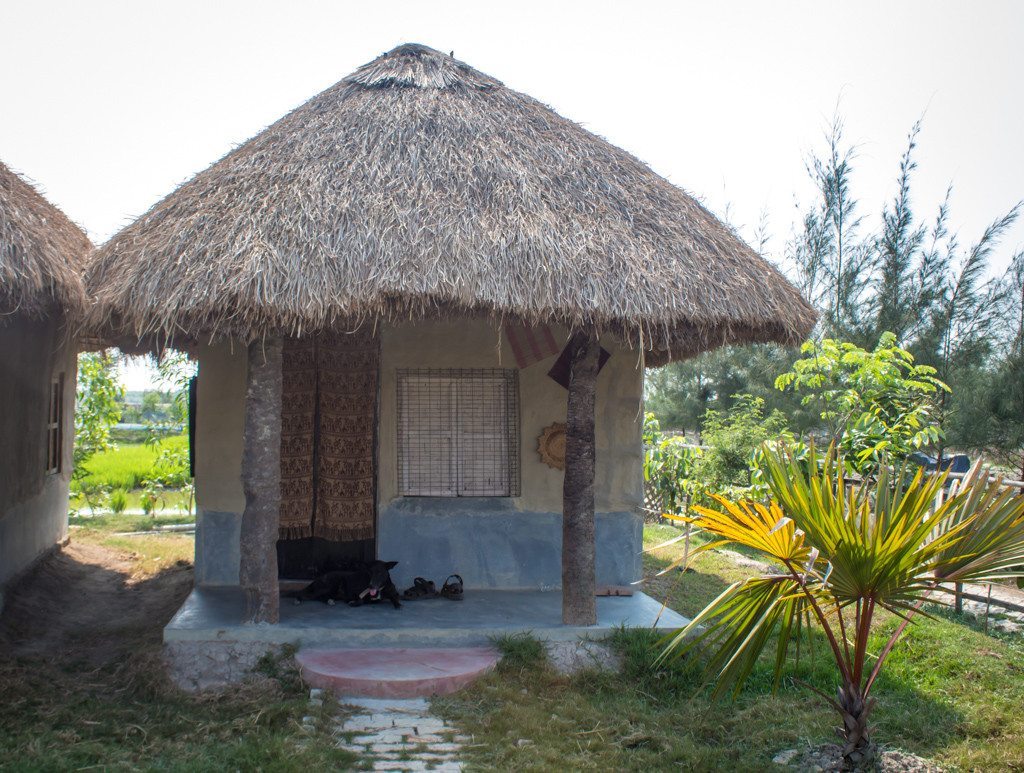 My mud hut for the night was actually really comfortable