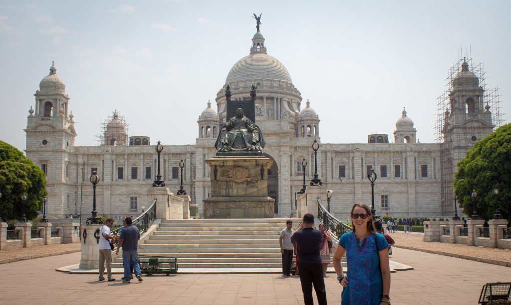 Me at the Victoria Memorial in Kolkata. Did you know that (former name Calcutta ) was the first capital of British India