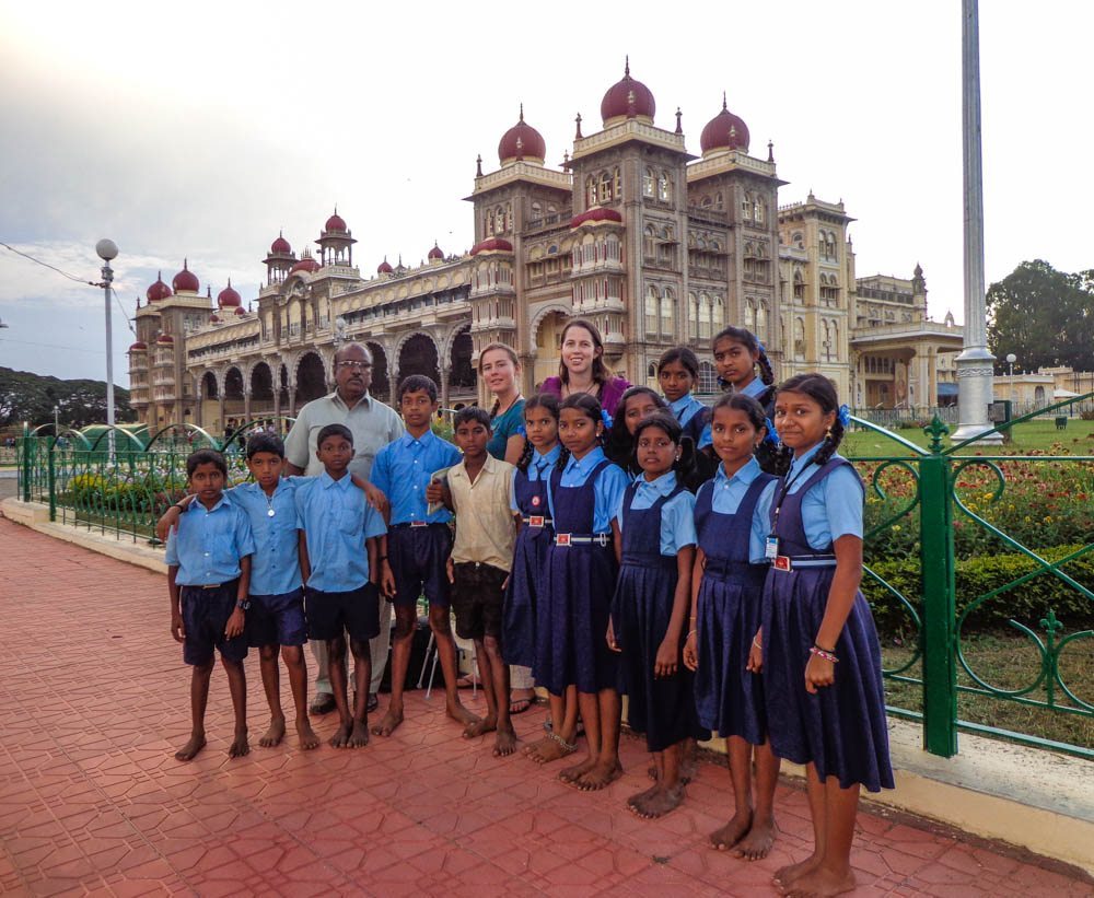 mysore palace school kids