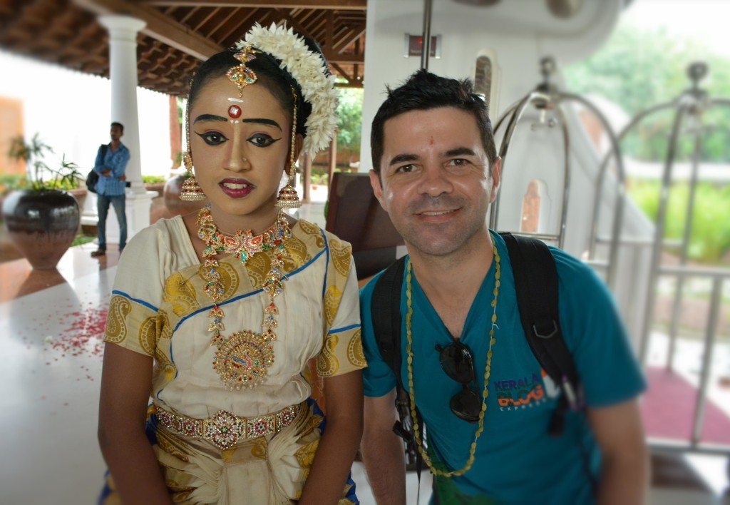 Pedro experiencing the amazing Indian hospitality