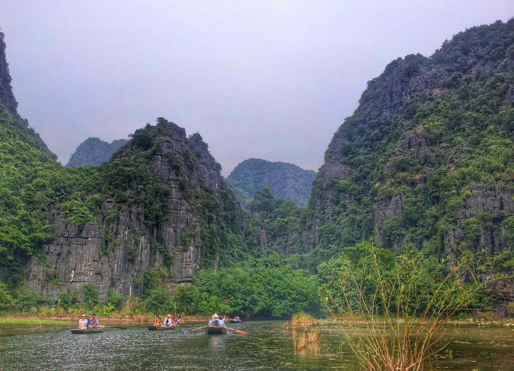 Scenery around Tam Coc, Vietman