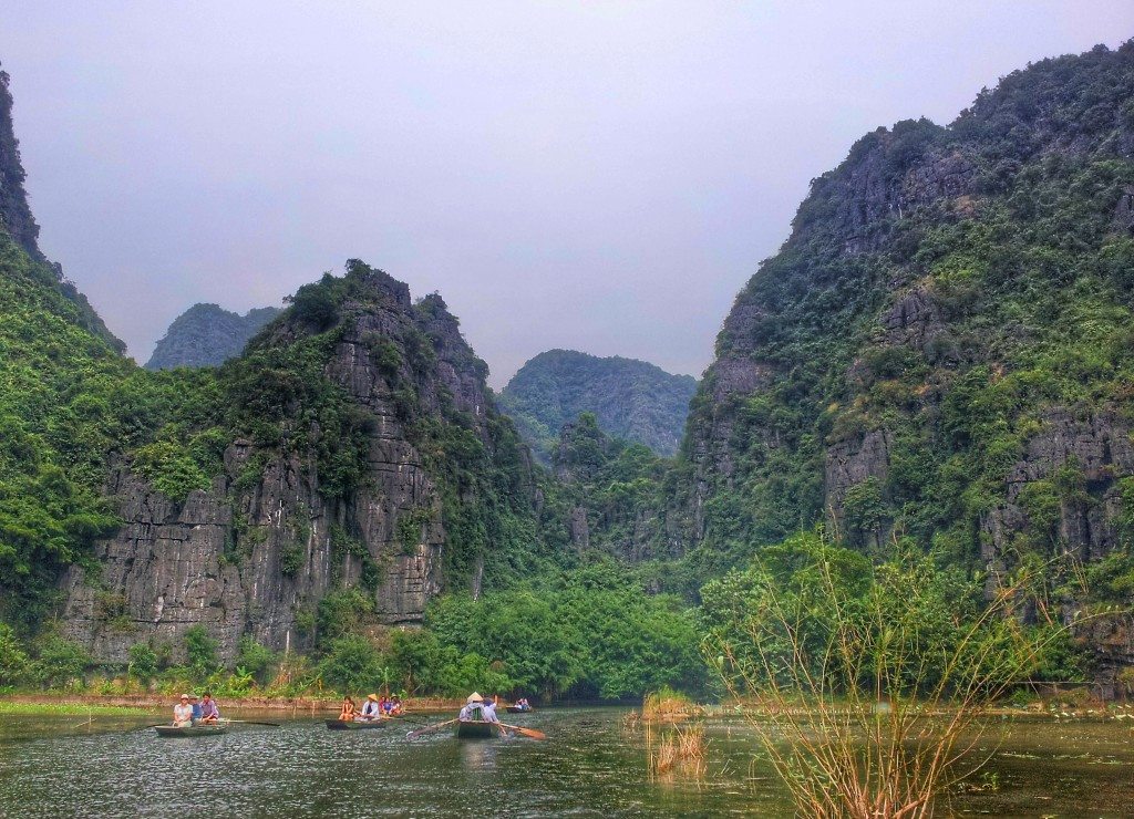 Scenery around Tam Coc, Vietman 