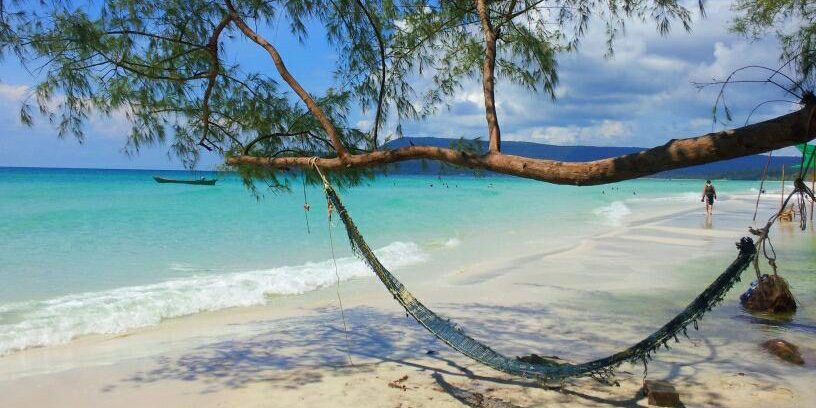 Koh Rong island in Cambodia - beautiful, almost deserted and a whole lot cheaper than a flat in London! 