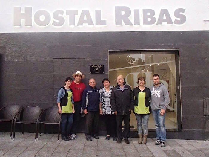 The lovely family owners of Hostal Ribas. Photo Credit Bethany Dickey http://progressionofhappiness.com/