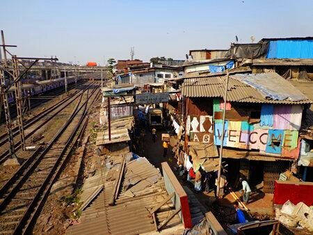 The start of the Dharavi slum tour