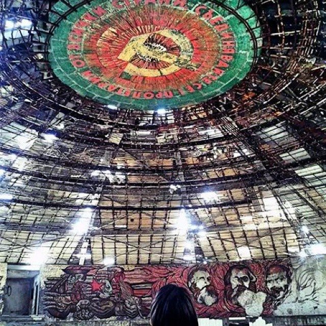Inside Buzludzha