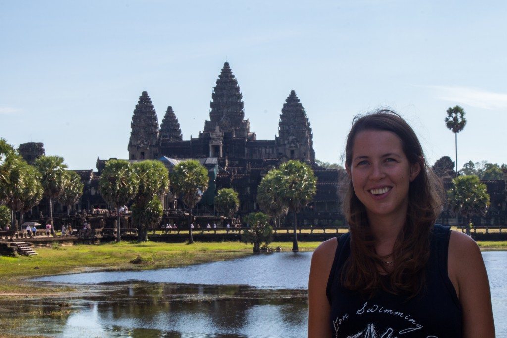 Me at Cambodia's Angkor Wat one of my favourite places in the world