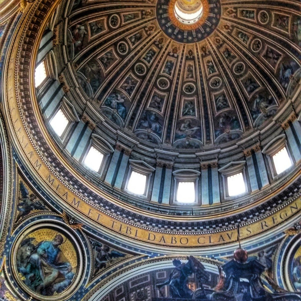 Inside St Peter's Basilica