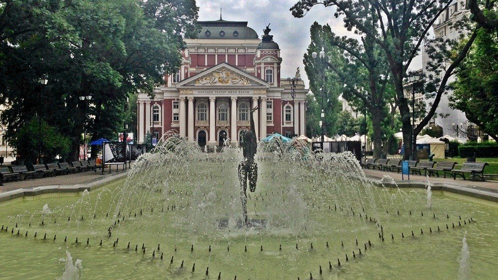 The national theatre in Sofia