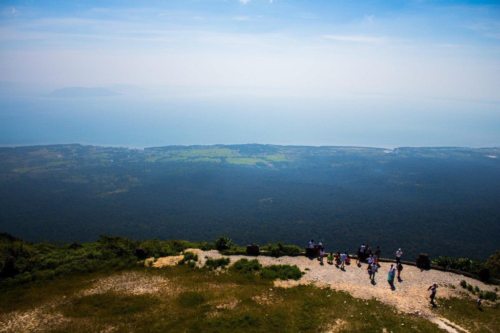 view from bokor hill station in cambodia 