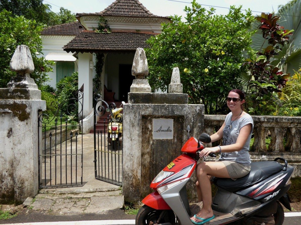 Renting a scooter in Goa is the best way to get around.