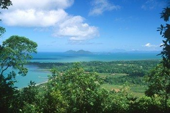 Views to Dunk Island over the Cassowary Coast and Mission Beach on our East Coast Australia Road Trip 
