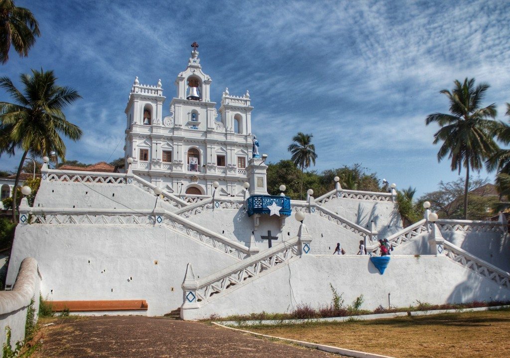 The church in Panjim