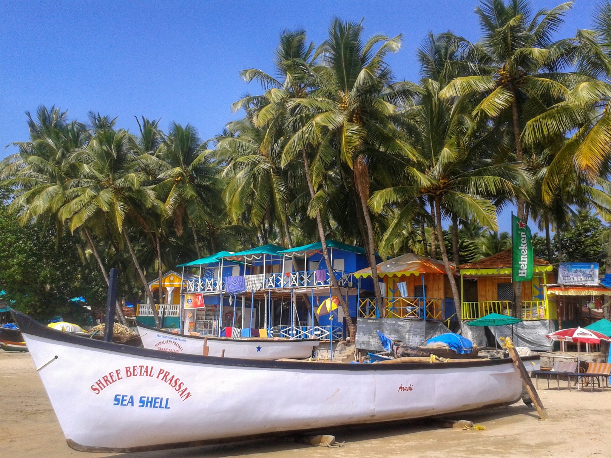 Palolem Beach is one of the best places to stay in Goa