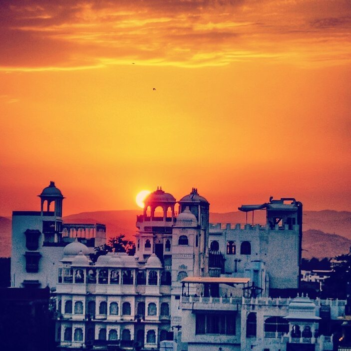 Sunset in Udaipur, Rajasthan 