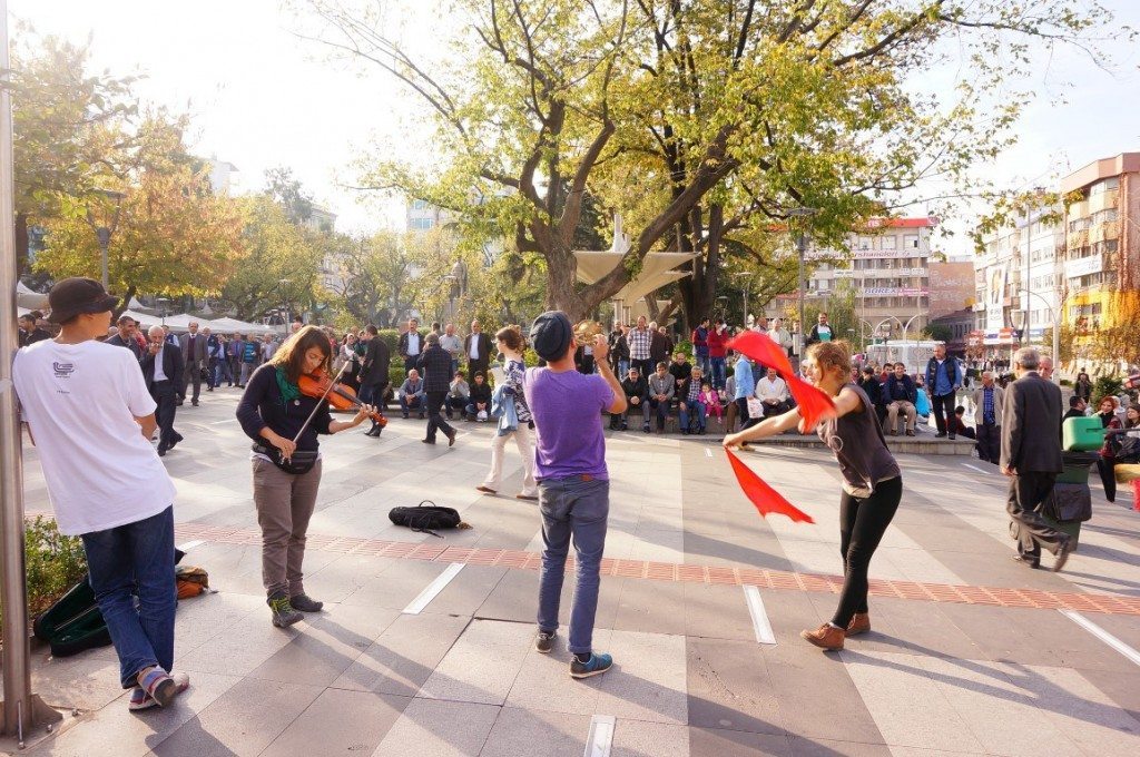 Busking in Turkey